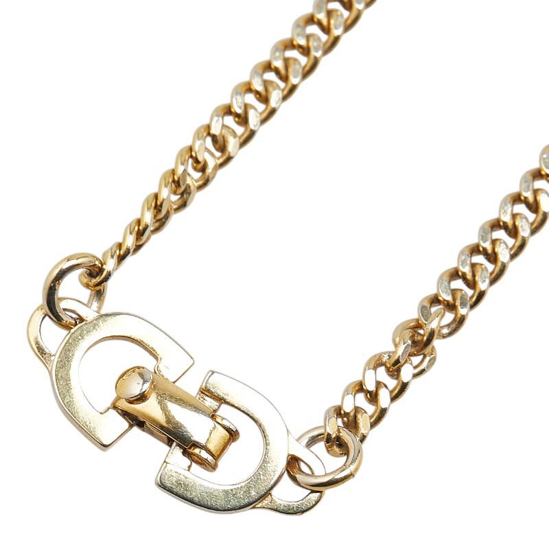  Dior Logo цепь браслет Gold металлизированный женский Dior [ б/у ]