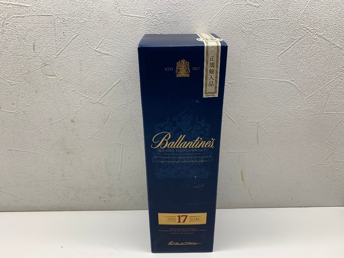 バランタイン　17年　1827年　未開封　箱無し バランタイン 17年 Ballantine's 陶器ボトル VERY OLD