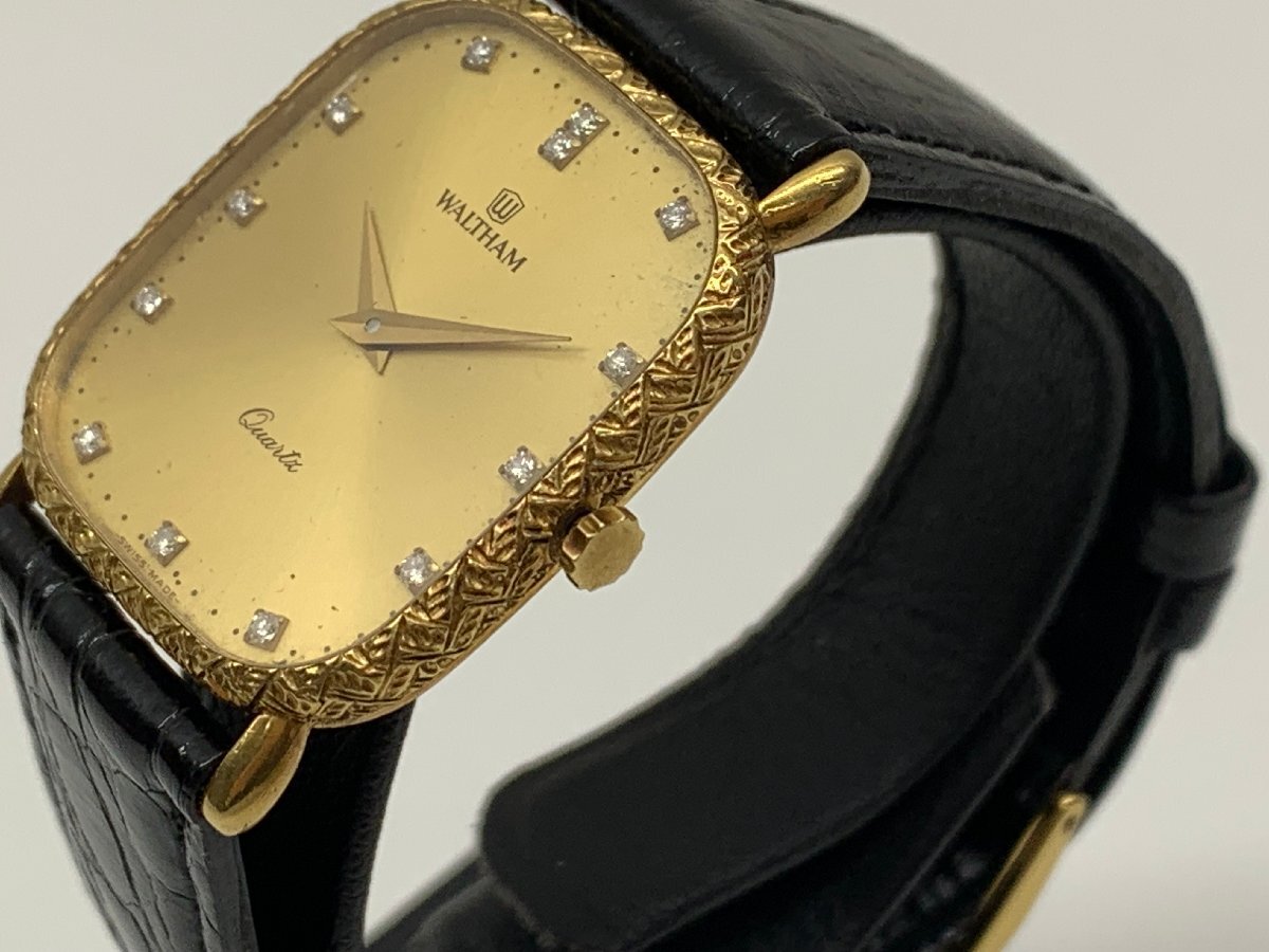 不動品】WALTHAM(ウォルサム) 腕時計 92300.26 13Pダイヤ 不動品】WALTHAM(ウォルサム) 腕時計 92300.26 13Pダイヤ