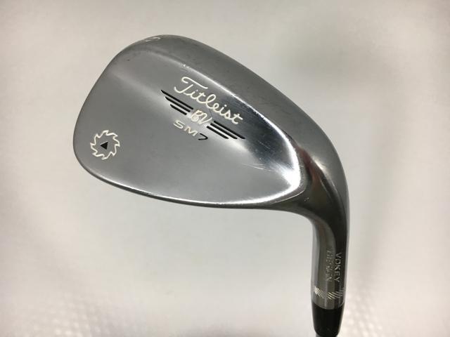 即決 お買い得品！中古 ボーケイ ウェッジ スピンミルド SM7 (ツアークロム)56.14F(日本仕様) SW D/G 56 S-200