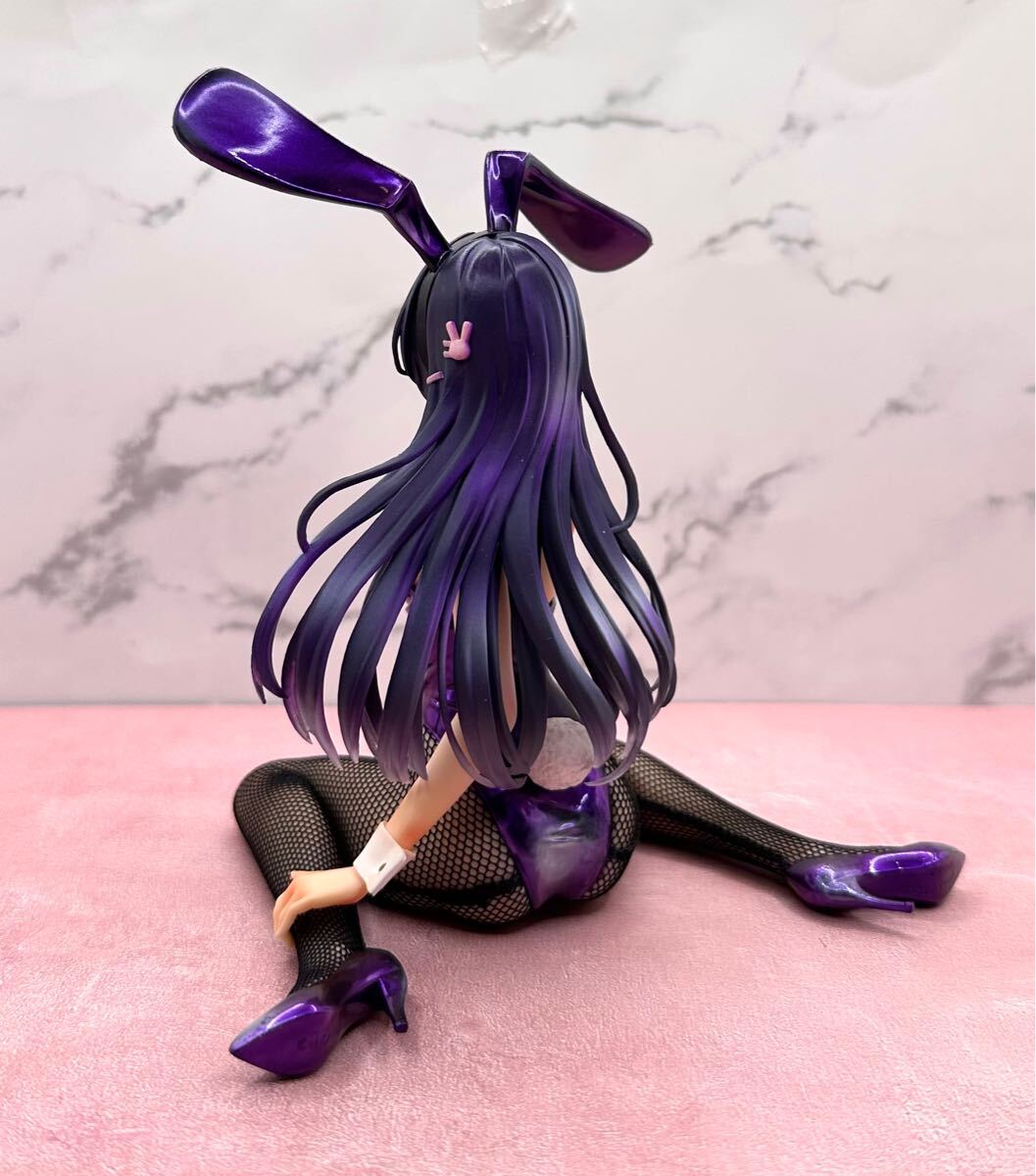 青春ブタ野郎はおでかけシスターの夢を見ない☆ 桜島麻衣 リペイントフィギュア バニー 水着 ビキニ パープルパール仕上げ_画像5