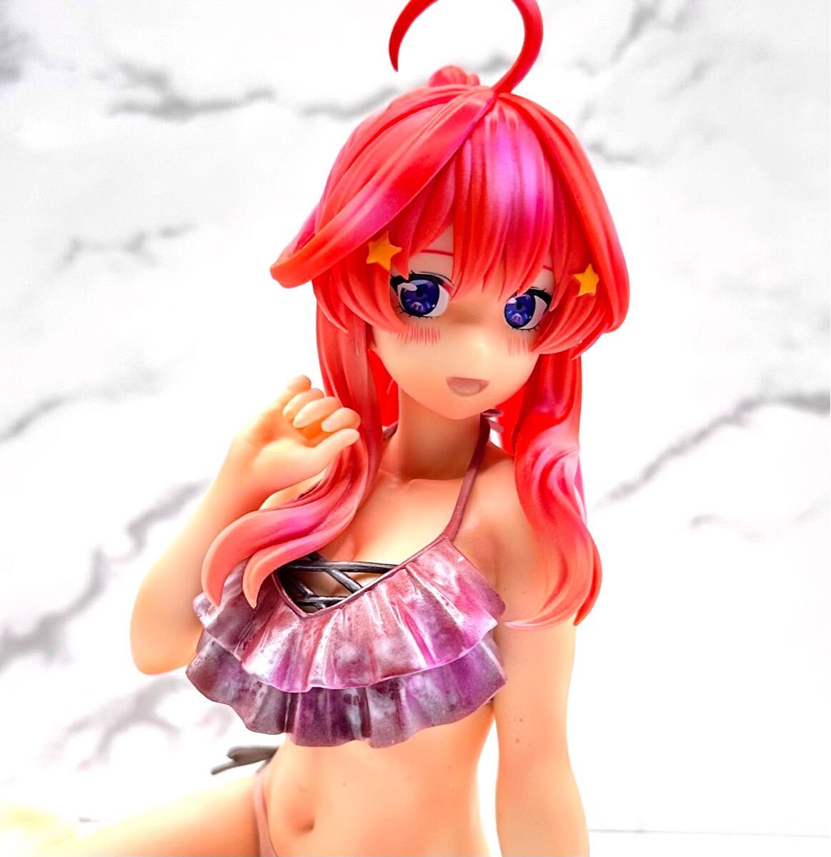 五等分の花嫁 ☆ 中野五月 / リペイント / パール 水着 修正 フィギュア vivi 肌修正 ごとよめ リメイク 美少女 ビキニ_画像1