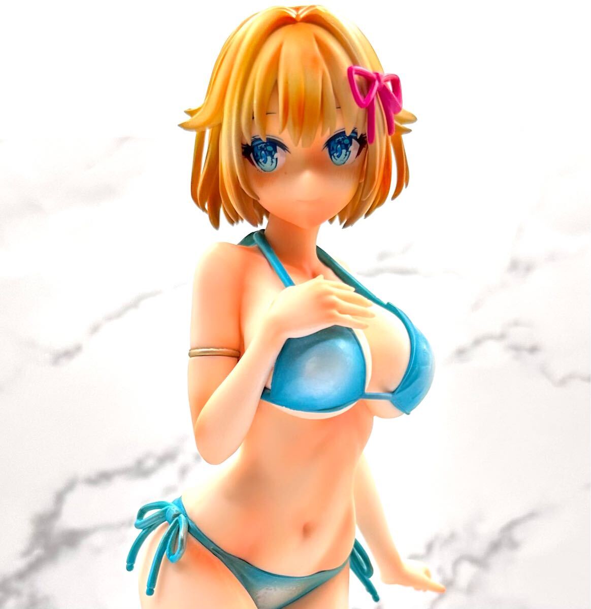 神は遊戯に飢えている。☆ パール・ダイアモンド リペイントフィギュア リメイク 美少女 水着 ビキニ リメイク_画像1