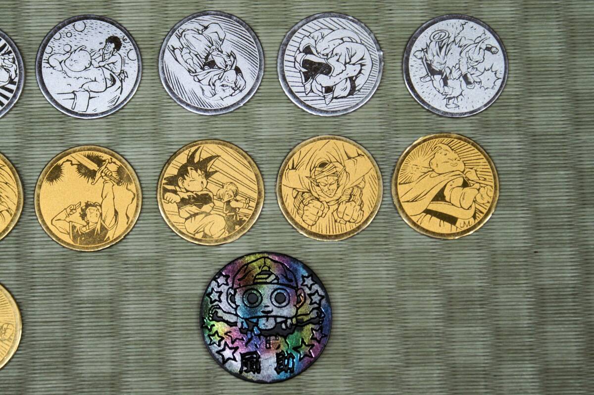 ♪♪ドラゴンボールZ メンコ ゴールド シルバー 丸面子 金 銀 忍 ♪♪ドラゴンボールZ メンコ ゴールド シルバー 丸面子 金 銀 忍
