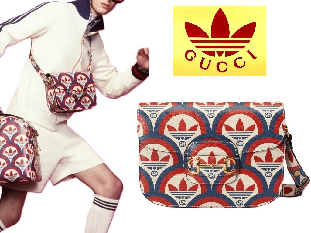 60万新品◇グッチ GUCCI×adidas GGホースビット×トレフォイル総 60万新品◇グッチ GUCCI×adidas GGホースビット×トレフォイル総