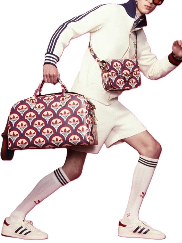 60万新品◇グッチ GUCCI×adidas GGホースビット×トレフォイル総 60万新品◇グッチ GUCCI×adidas GGホースビット×トレフォイル総