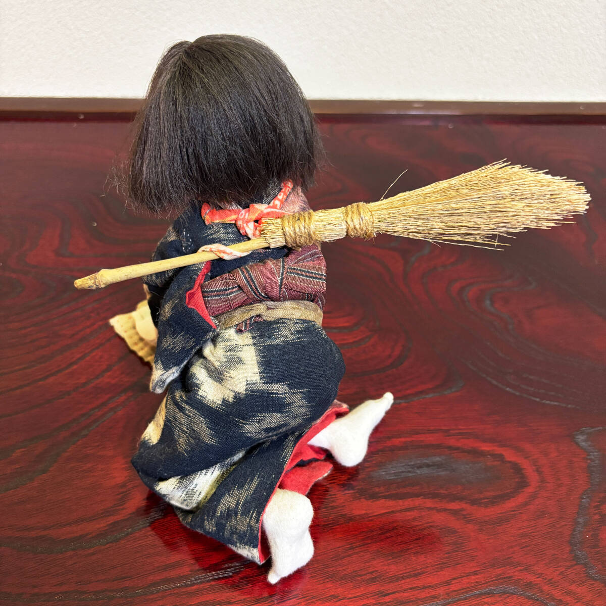 人形作家 松原輝代子 】創作人形 きよこ人形 掠りの着物 日本の 人形作家 松原輝代子 】創作人形 きよこ人形 掠りの着物 日本の