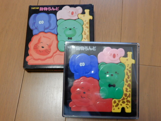 ■新古品 うきうき動物ランドステーショナリーセット-文房具セット-ゾウ/ライオンのテープ/クマのはさみ/コアラ/キリン_画像1