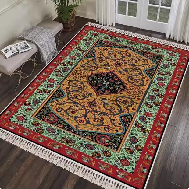 ラグ カーペット ラグマット 140*210cm ベッドルーム用絨毯 玄関マット/滑り止め付 ZX2