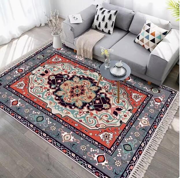 ラグ カーペット ラグマット 140*210cm ベッドルーム用絨毯 玄関マット/滑り止め付