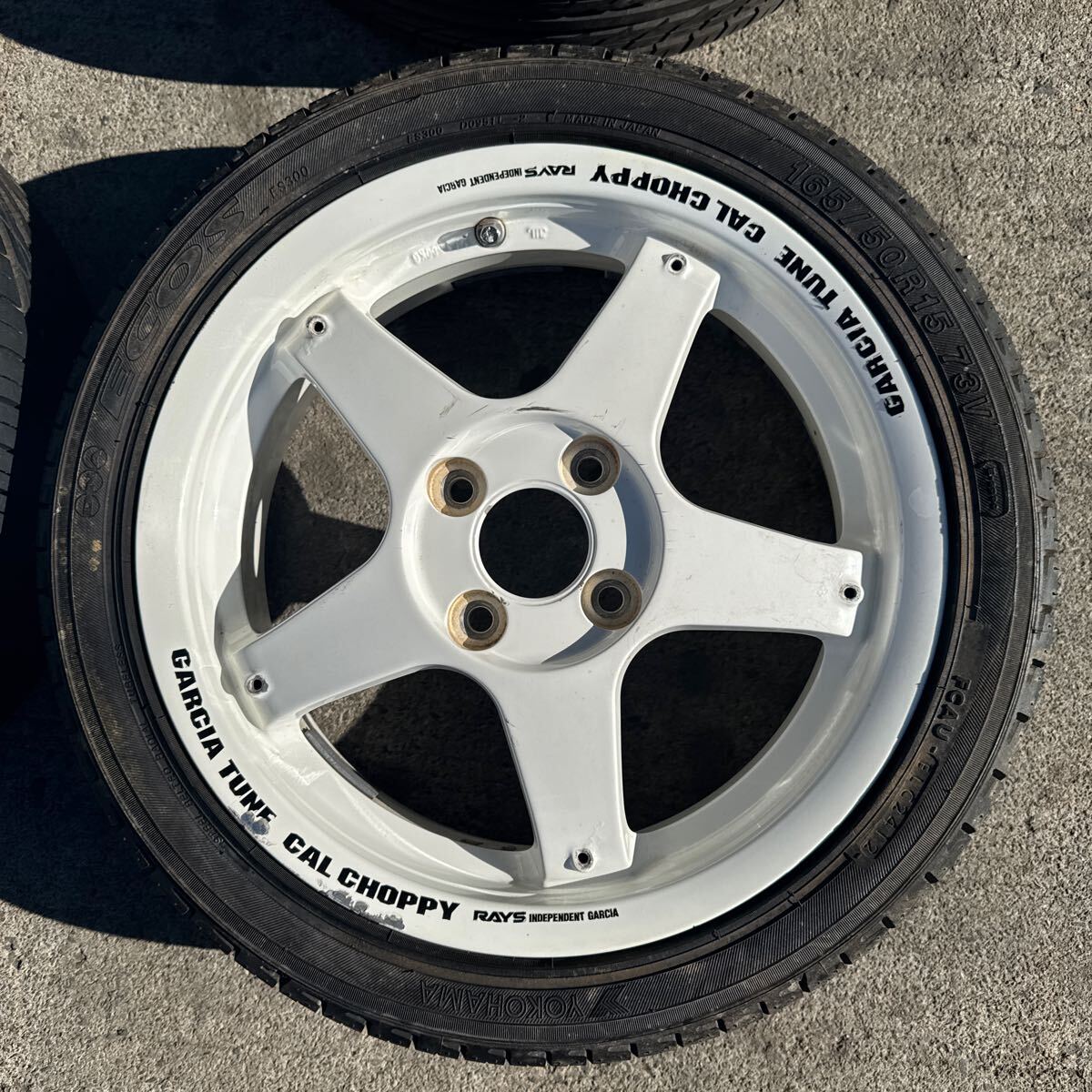 RAYS レイズ CAL-CHOPPY 15インチ アルミ①17日まで Yahoo!オークション - 軽量 レイズ RAYS GARCIA CAL CHOPPY 日本