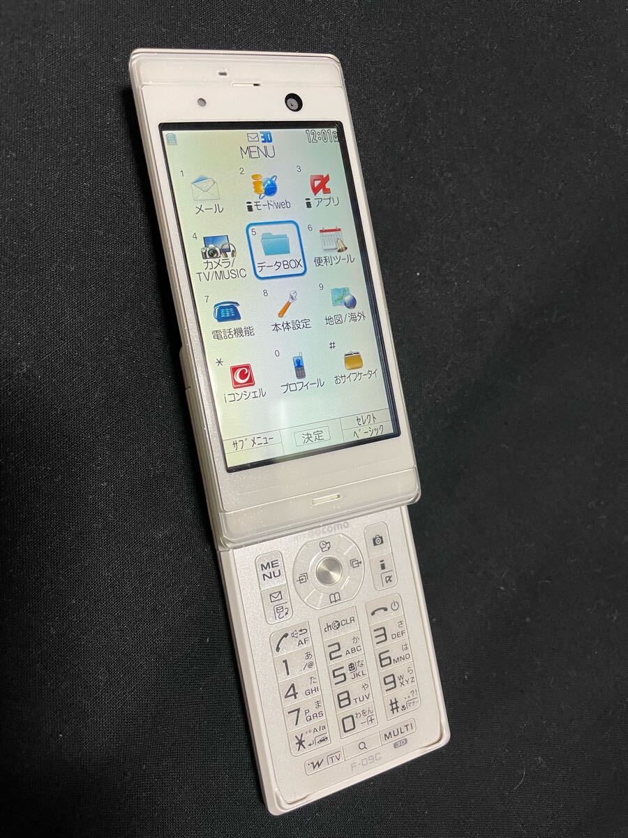ドコモFOMAガラケー 初期化済み 低く 充電しました