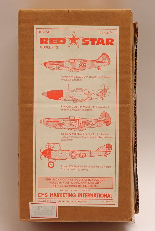 CMS1/72レッドスター4機セット A-019