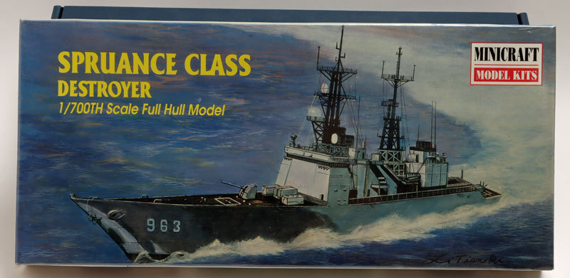モデルクラフト1/700スプールアンクラス デストロイヤー S-003