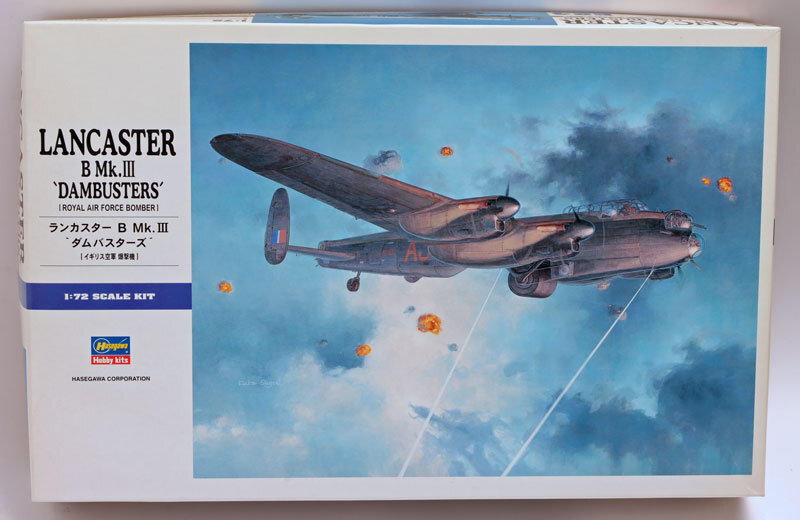 ハセガワ1/72ランカスターB Mk.3ダムバスターズ A-012