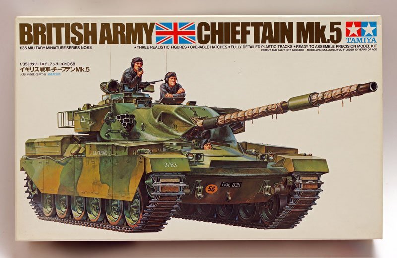 タミヤ1/35イギリス戦車チーフテンMk5 V-011