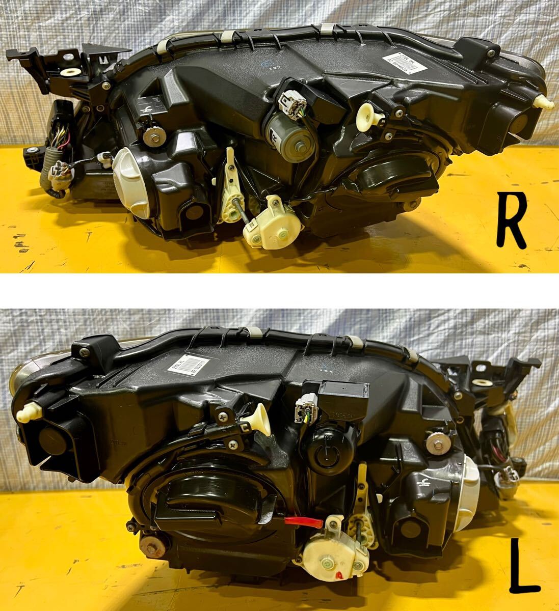 レクサス LEXUS LS600 600h UVF45 46 LS系 ハイブリッド 純正 3眼 右左 ヘッドライト セット RL ランプ KOITO 50-96 打刻 チ 點燈確認済み