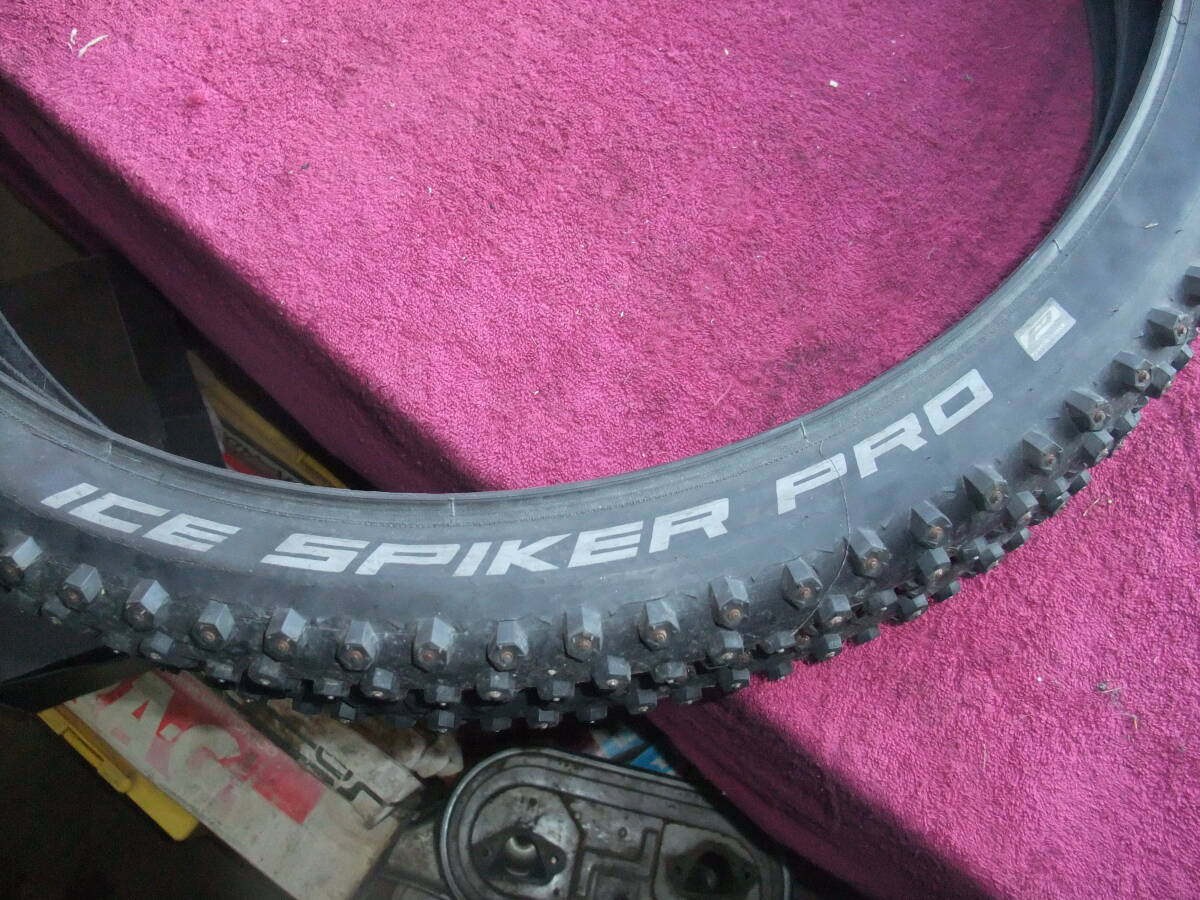 アイススパイカープロ 27.5x2.25 650B (57-584) スパイクタイヤ SCHWALBE Ice Spiker Pro シュワルベ⑤ MTB スパイク
