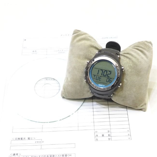【9本使用】オーシャニック GEO2 電池交換・耐圧検査済 初回保証 定価88,000円（美品）