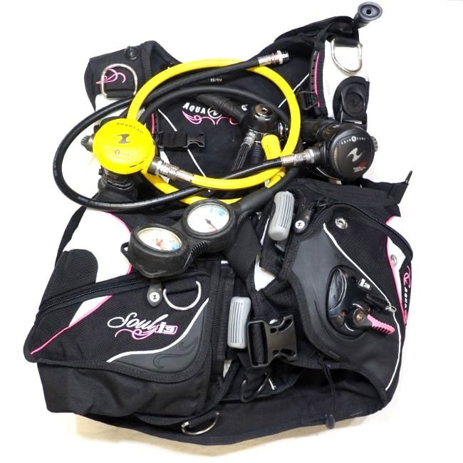【OH込/1年保証付】アクアラング タイタン レギュ ソールi3 BCD 重器材セット 定価369,000円