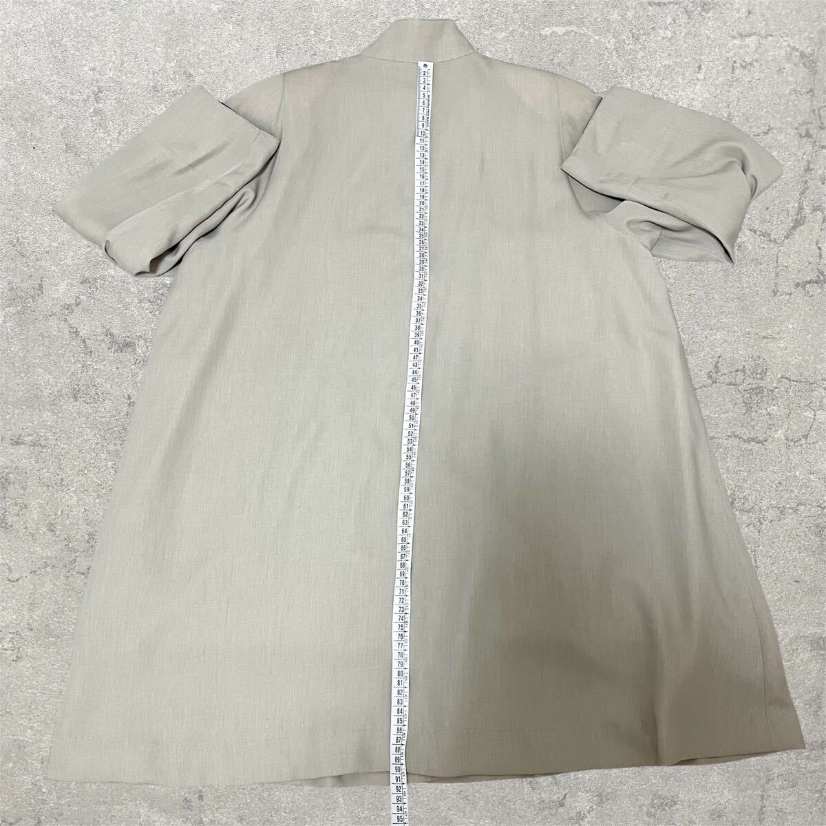 【AR250012】婦人服 ステンカラーコート ベージュ コート ロングコート アウター フリーサイズ