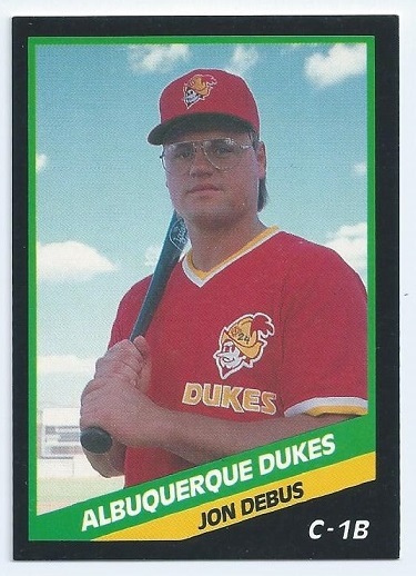 来日外国人　オリックス　ジョン・ディーバス　マイナーリーグカード_画像1