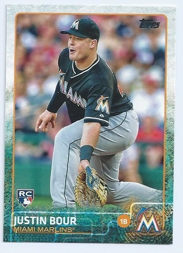 来日外国人 阪神 ジャスティン・ボーア MLBルーキーカード_画像1