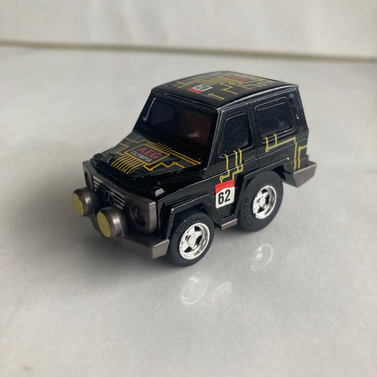 ■マラソンチョロQ ベンツGクラス　チャンピオンラリーHG　ベンツ280GD 昭和レトロ当時物2cミニカー旧車昔古いジープオフロード バギー