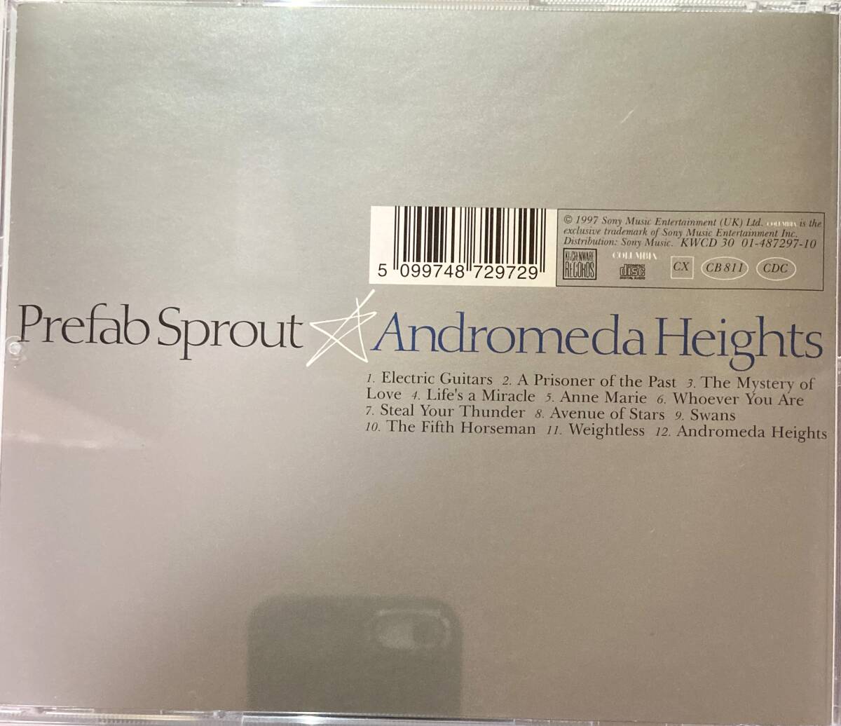 プリファブ・スプラウト (Prefab Sprout) 「アンドロメダ・ハイツ（Andromeda Heights）」（A6）CD_画像2