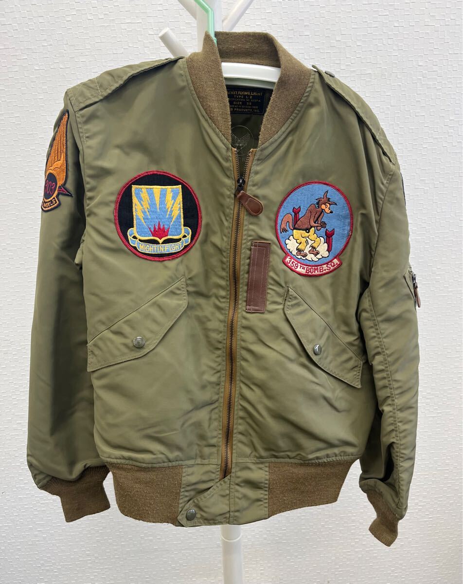 希少✨ バズリクソンズ B-10 38 M カーキ フライトジャケット MA-1 限定品ミリタリー フライトジャケット バズリクソンズ カーキ