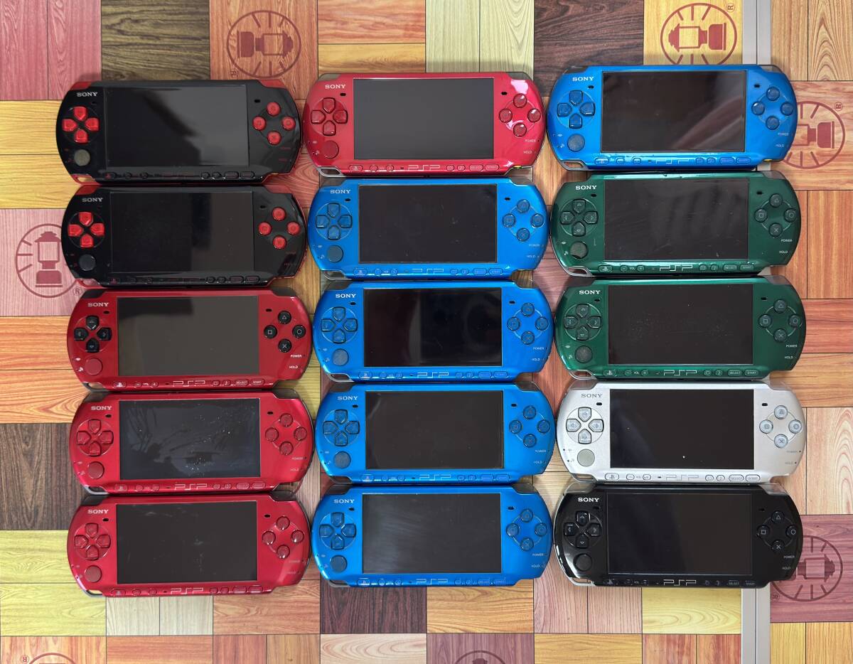 アメリカ通販ファッション 1円スタート☆ SONY PSP-3000 15台 まとめ 管理番号1(PSP3000 PSP3000シリーズ