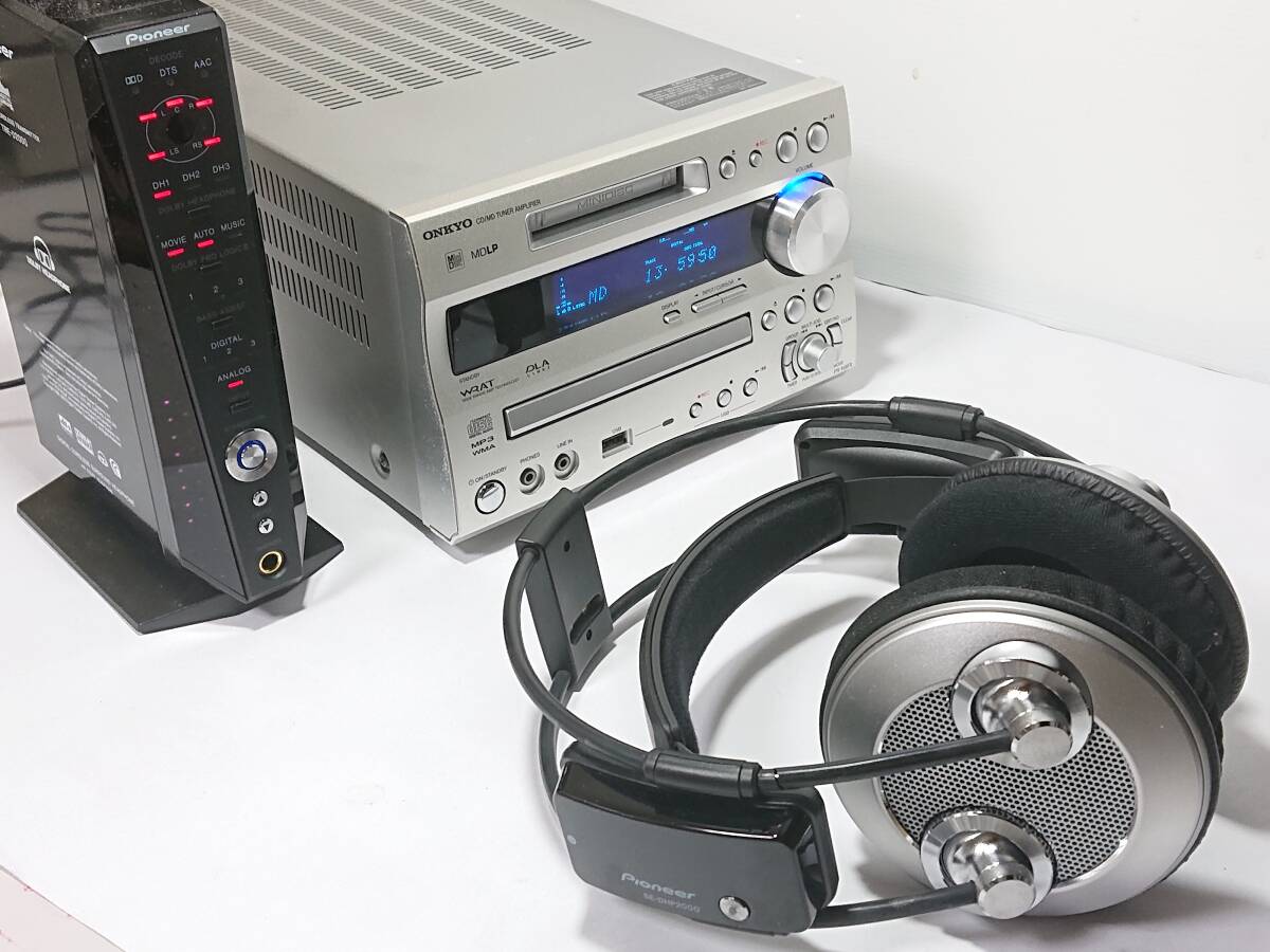 良品 Pioneer SE-DIR2000C コードレスヘッドホン TRE-D2000/SE 良品 Pioneer SE-DIR2000C コードレスヘッドホン TRE-D2000/SE