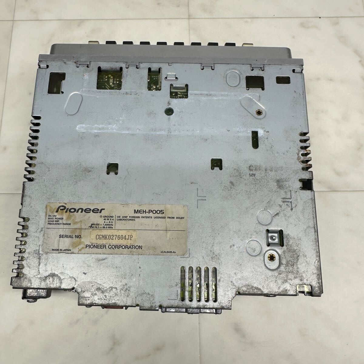  редкий Car Audio Carozzeria MEH-P005 MDLP соответствует MD плеер работоспособность не проверялась [ труба 3720X]