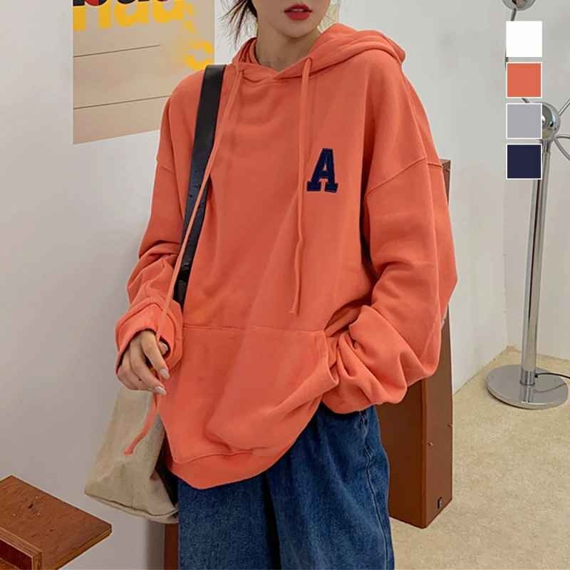 パーカー フード付きト レディース 韓国 フリー グレー