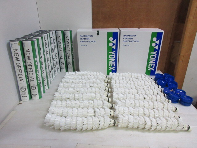 ②●YONEX（ヨネックス）■バドミントン■シャトル■ニューオフィシャル×216球（3～4番混在割合不明）■ノック■中古品■