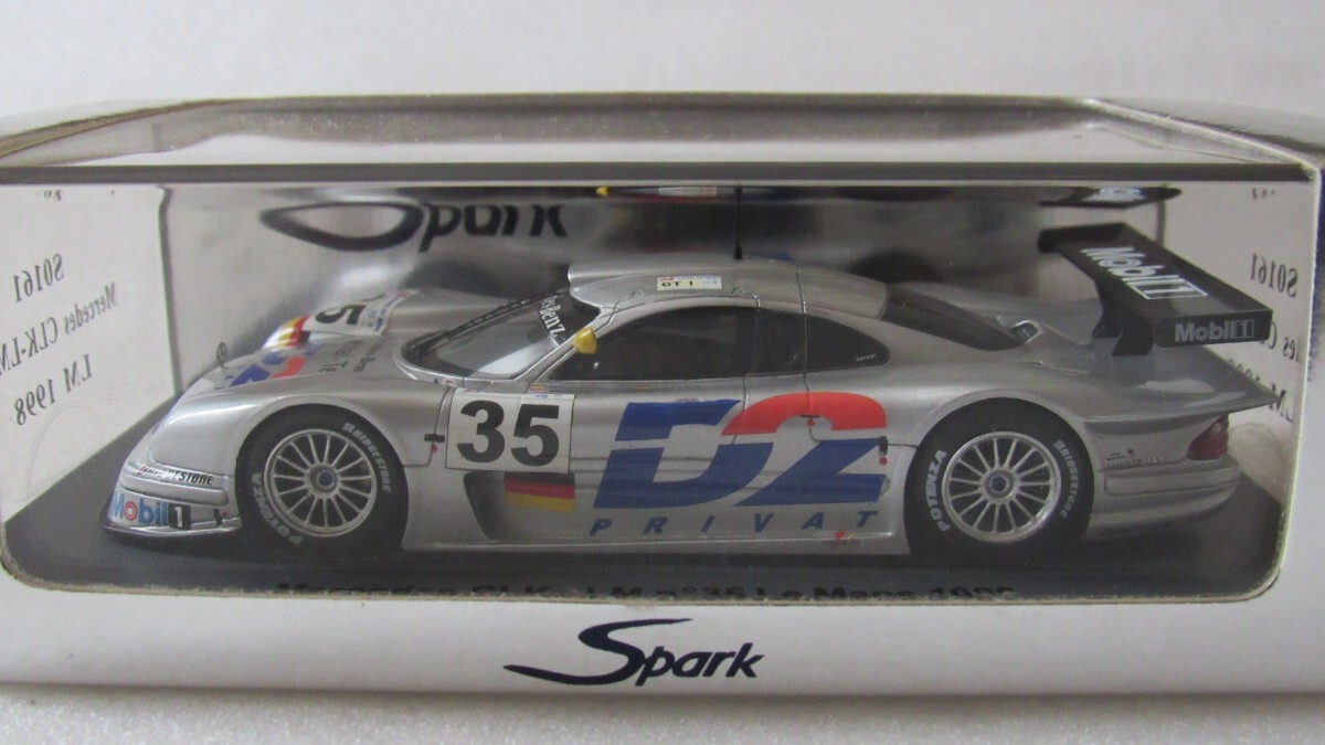 レーシングカー Spark 1/43 1998 Mercedes CLK-LM No.35 レーシングカー Spark 1/43 1998 Mercedes CLK-LM No.35