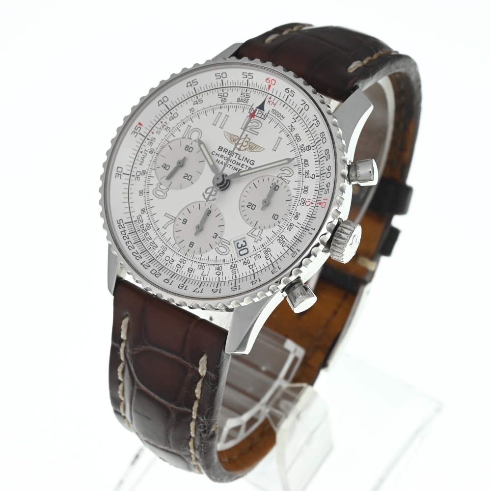 値下 ベルト訳あり ブライトリング BREITLING A23322 ナビタイマー クロノグラフ 自動(dòng)巻き メンズ 箱?保証書(shū)付き □#133628