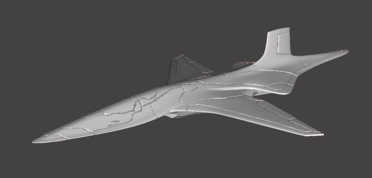 1/144 エースコンバット R-101 デルフィナス#1 R-101 Delphinus 1/144 エースコンバット R-101 デルフィナス#1 R-101 Delphinus