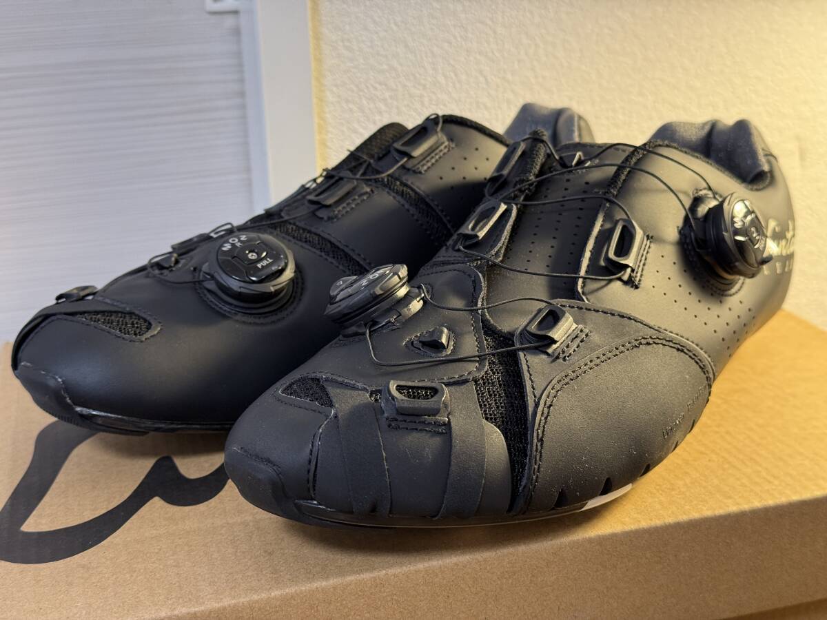 【新品未使用 半額スタート】LINTAMAN ADJUST ROAD PRO EU43 オールマットブラック SPD-SL 税込販売価格3.3万円 (検索: リンタマン)