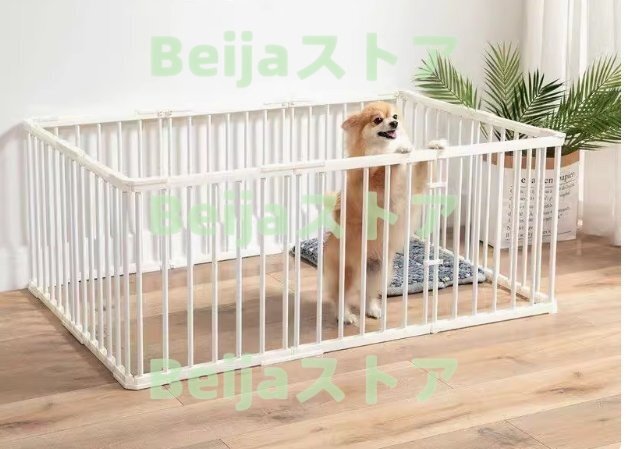 サークルケージ 犬 小型 ペットサークル ペットフェンス ドッグサークル 10枚 室內(nèi)用 柵 簡単組み立て取り付け簡単131*89*50 CM