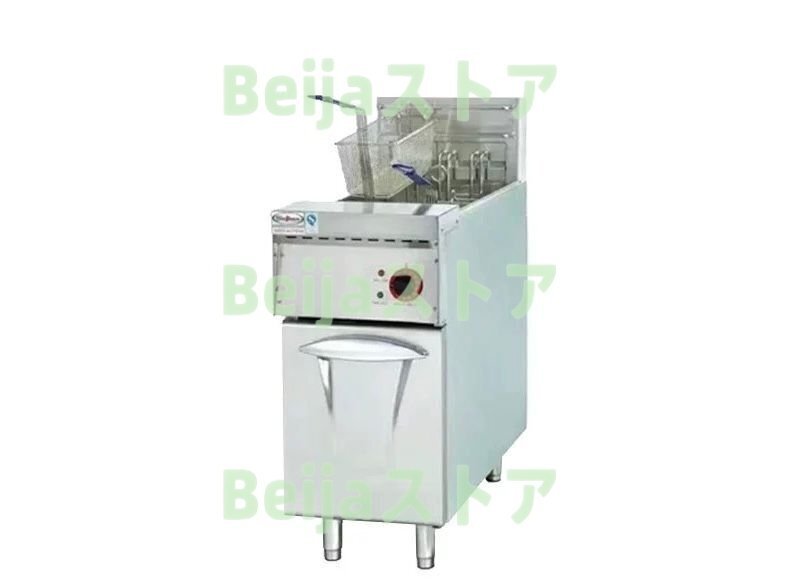 電気フライヤー 業(yè)務(wù)用 二槽式 28L+28L 卓上電気フライヤー 溫度調(diào)整 揚げ物 可能 100-110V ダブルシリンダー ステンレス鋼 S1114