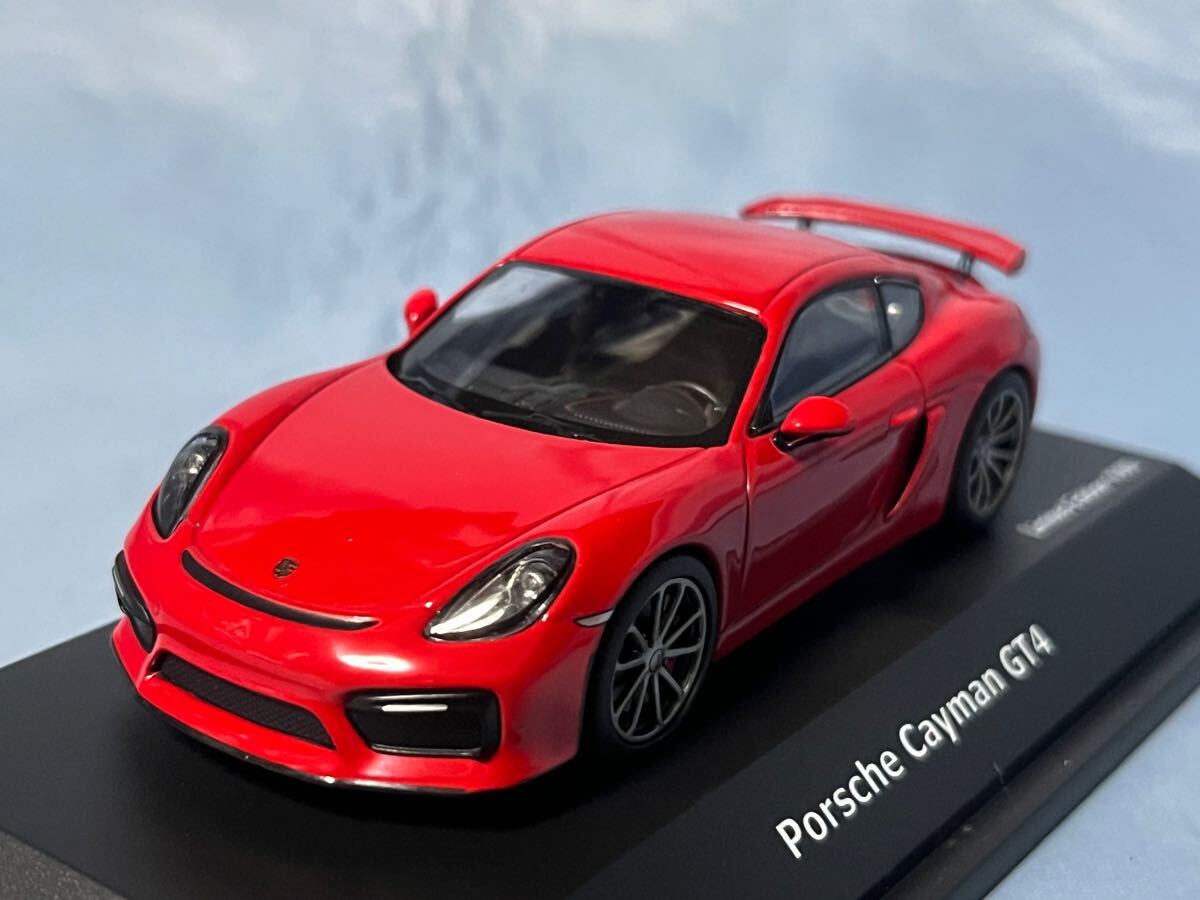 シュコー制　　ポルシェ　ケイマン　GT 4 赤　　1/43