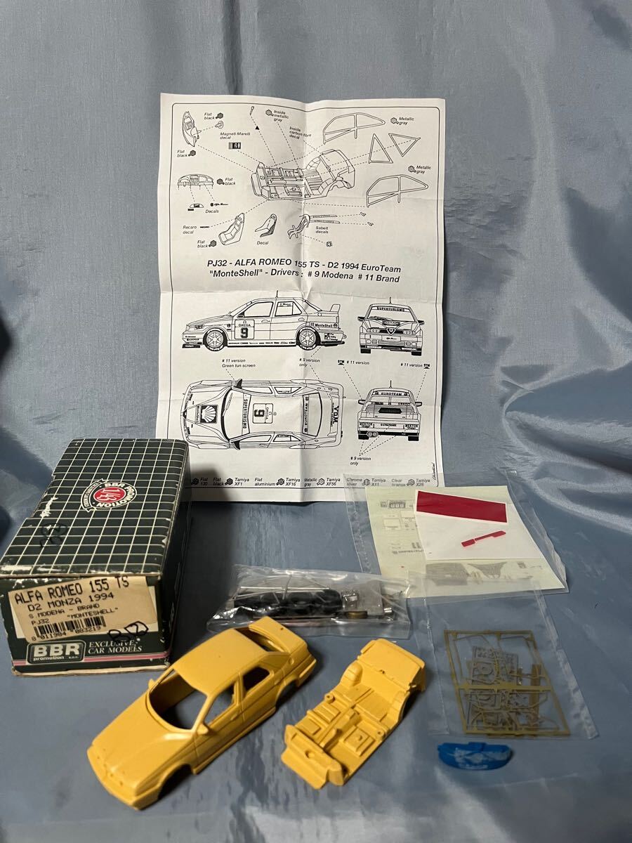 BBR製 レジンキット　アルファロメオ 155 TS D2 モンザ　　1994年　　　1/43