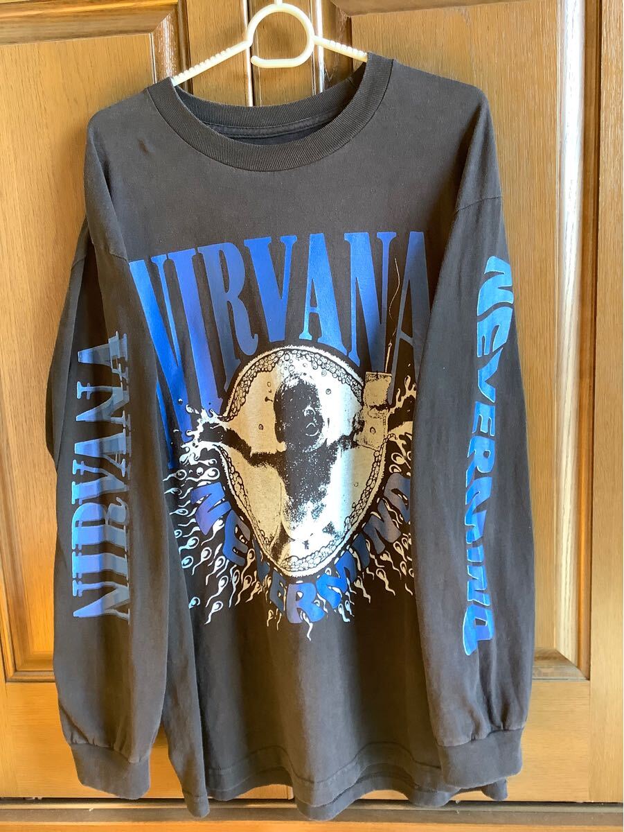 レア NIRVANA ニルバーナ ネバーマインド ブート Tシャツ ロンT レア NIRVANA ニルバーナ ネバーマインド ブート Tシャツ ロンT