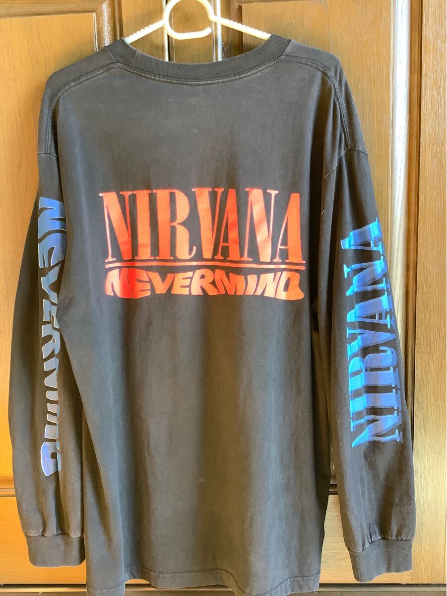 レア NIRVANA ニルバーナ ネバーマインド ブート Tシャツ ロンT レア NIRVANA ニルバーナ ネバーマインド ブート Tシャツ ロンT
