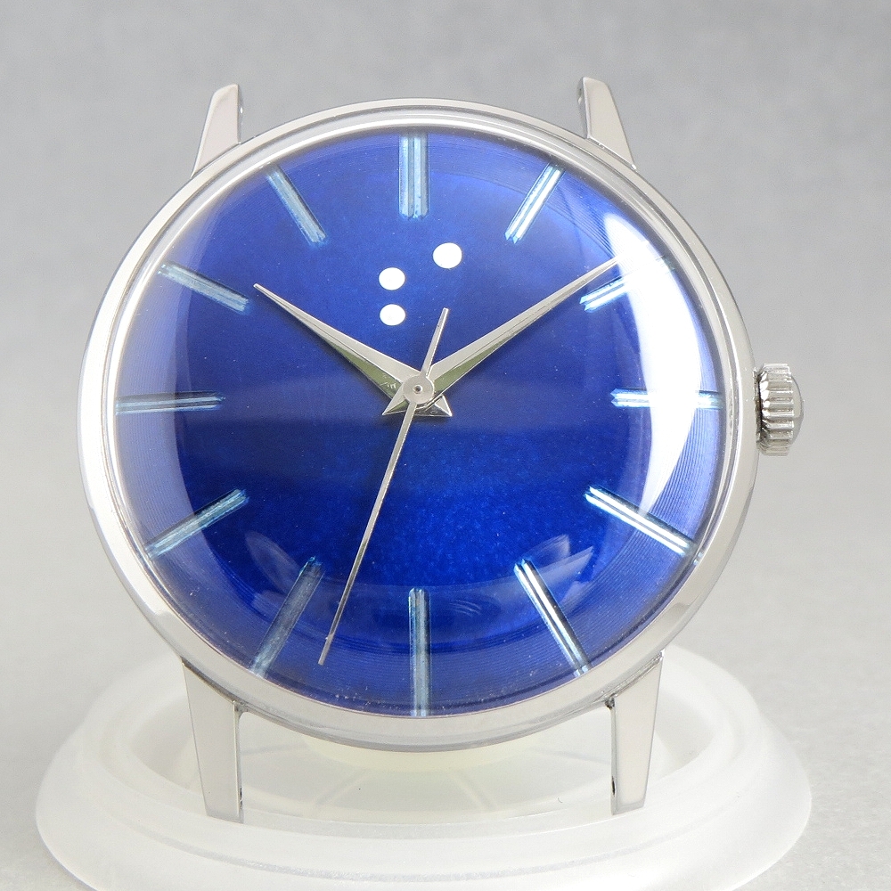 OH済 1960s SEIKO CHAMPION セイコー チャンピオン 17石 機械式 手巻 腕時計 アンティーク ブリッジ式テンプ JAPAN MADE_画像8