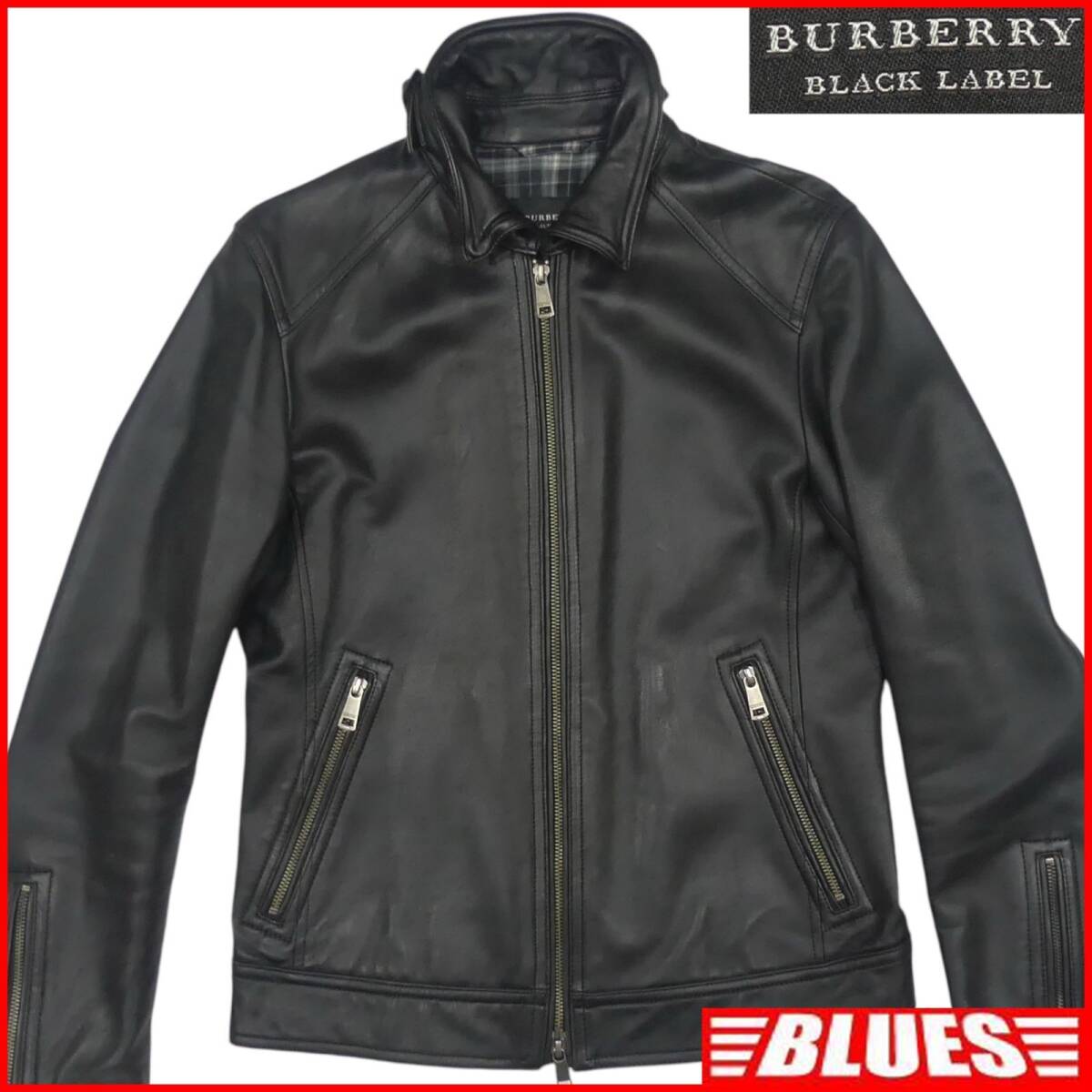 バーバリーブラックレーベル本革レザージャケットBurberry バーバリーブラックレーベル本革レザージャケットBurberry