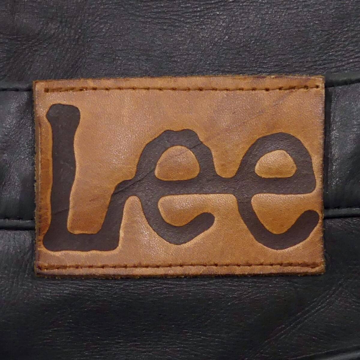 即決★Lee★レザーパンツ リー メンズ 黒 本革 ライダースパンツ 本皮 パンクロック ライディング ツーリング