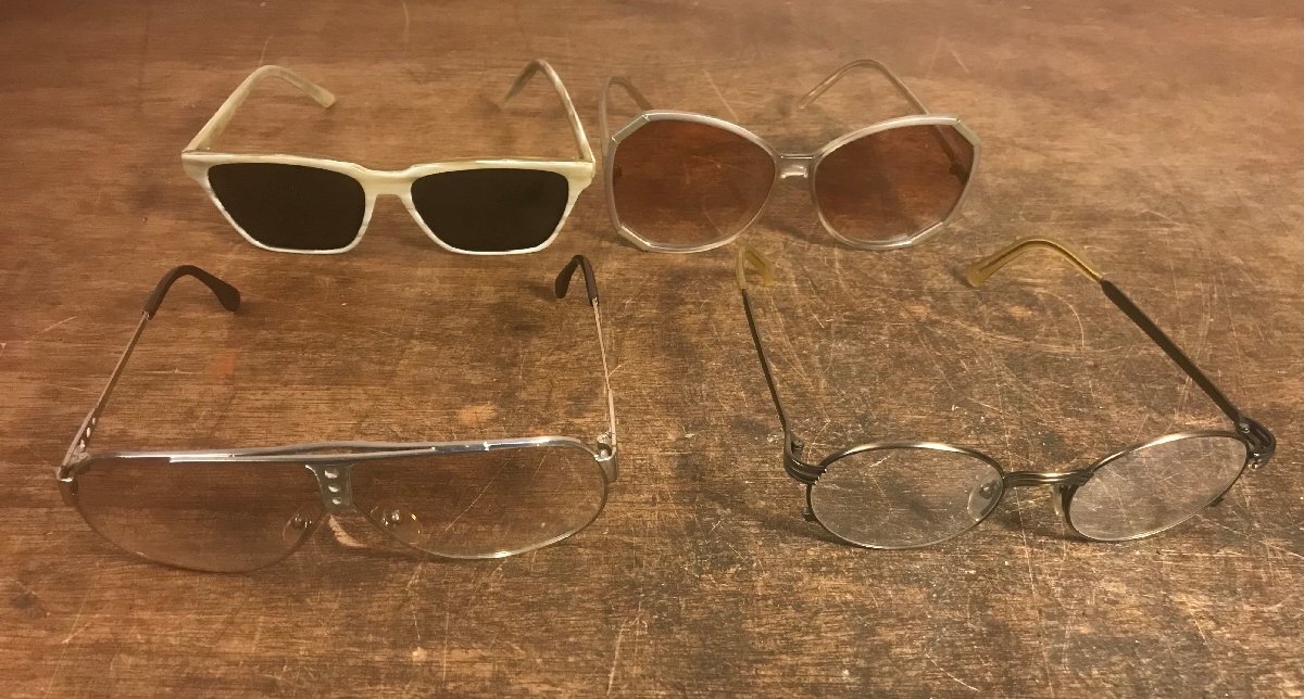 SS-6949■送料込■Nikon mmannequin JEAN PAUL GAULTIER サングラス 眼鏡 額縁眼鏡 伊達眼鏡 日用品 118g●4点まとめて●度なし/くATら