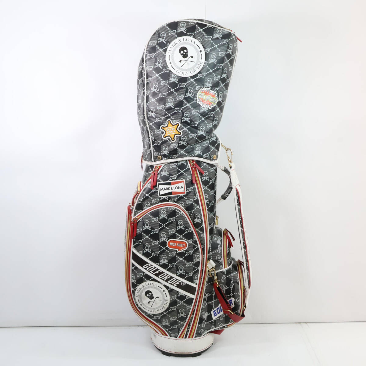 ☆超美品☆MARK&LONA キャディバッグ WHAT NOT ヘッドカバー付 ☆超美品☆MARK&LONA キャディバッグ WHAT NOT ヘッドカバー付